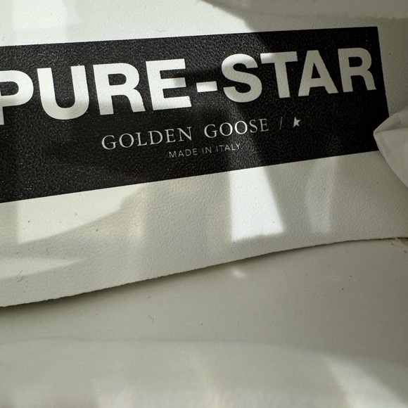 Golden Goose Women's Pure Star Sneaker White Green NWT - Picture 4 of 12